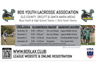 805 Lacrosse Announces Fall 2023 Clinic Dates