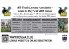 Learn to Play Lacrosse - Free Beginners' Clinics in November
